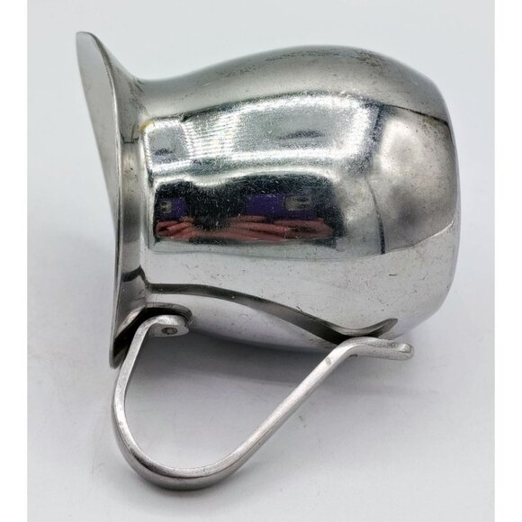 Creamer Pitcher Gemco 18-8 Stainless Steel Japan 3 Inches Vintage Kitchen G 5072 - Picture 11 of 13